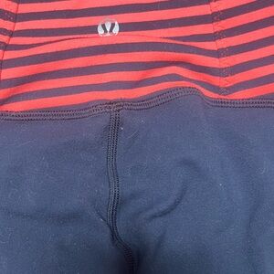 Navy and coral Lulu Leggings